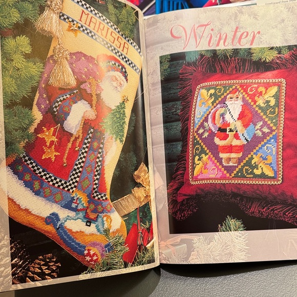 Needlepoint Book with Colorful Designs - Picture 8 of 9